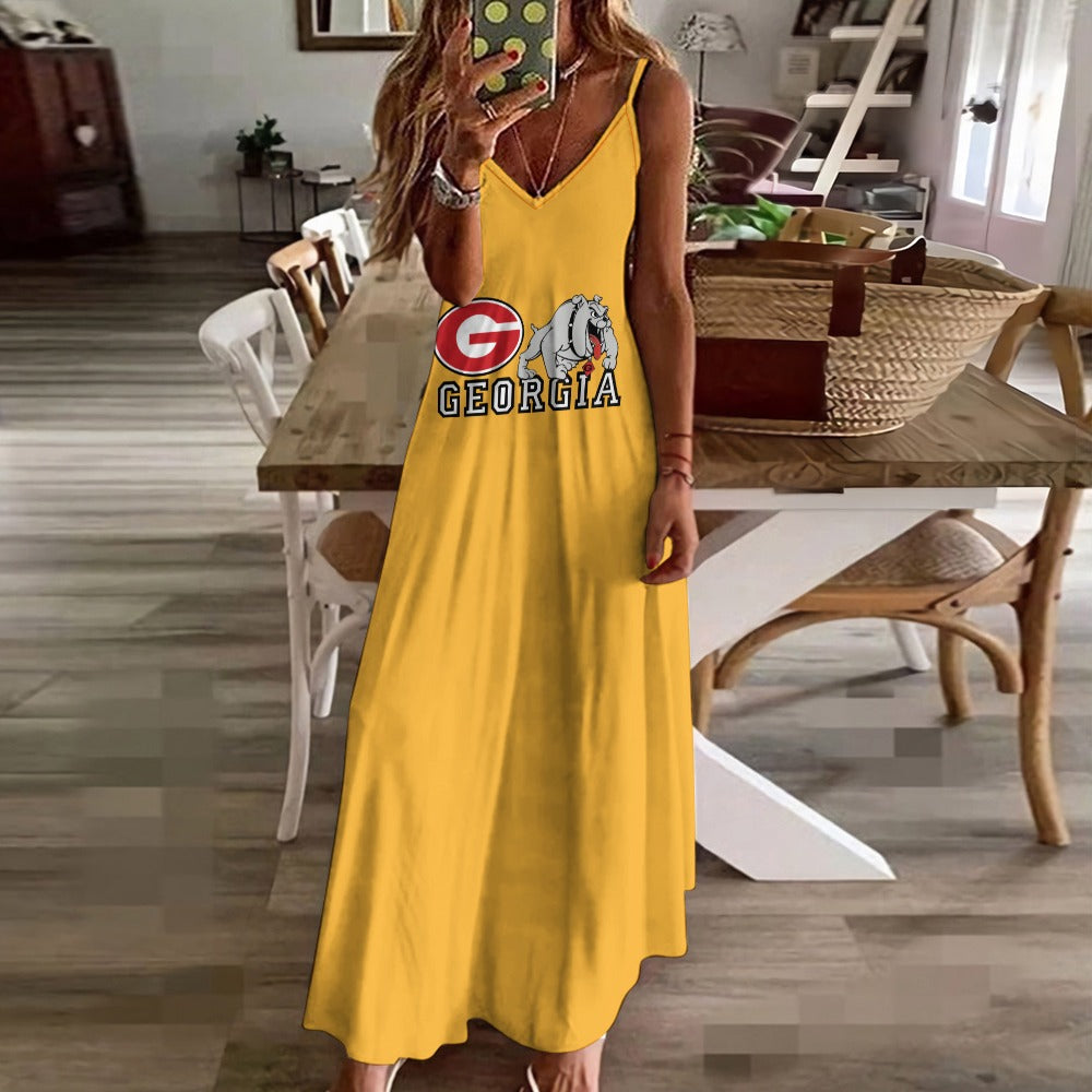 NDO Designs-Georgia Bulldogs-GA-Sling Ankle Long Dress