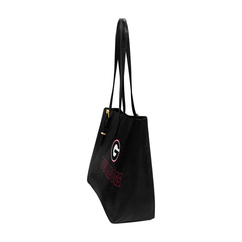 NDO Designs-GA Bulldogs-Euramerican Tote Bag (Model1656) (Large)