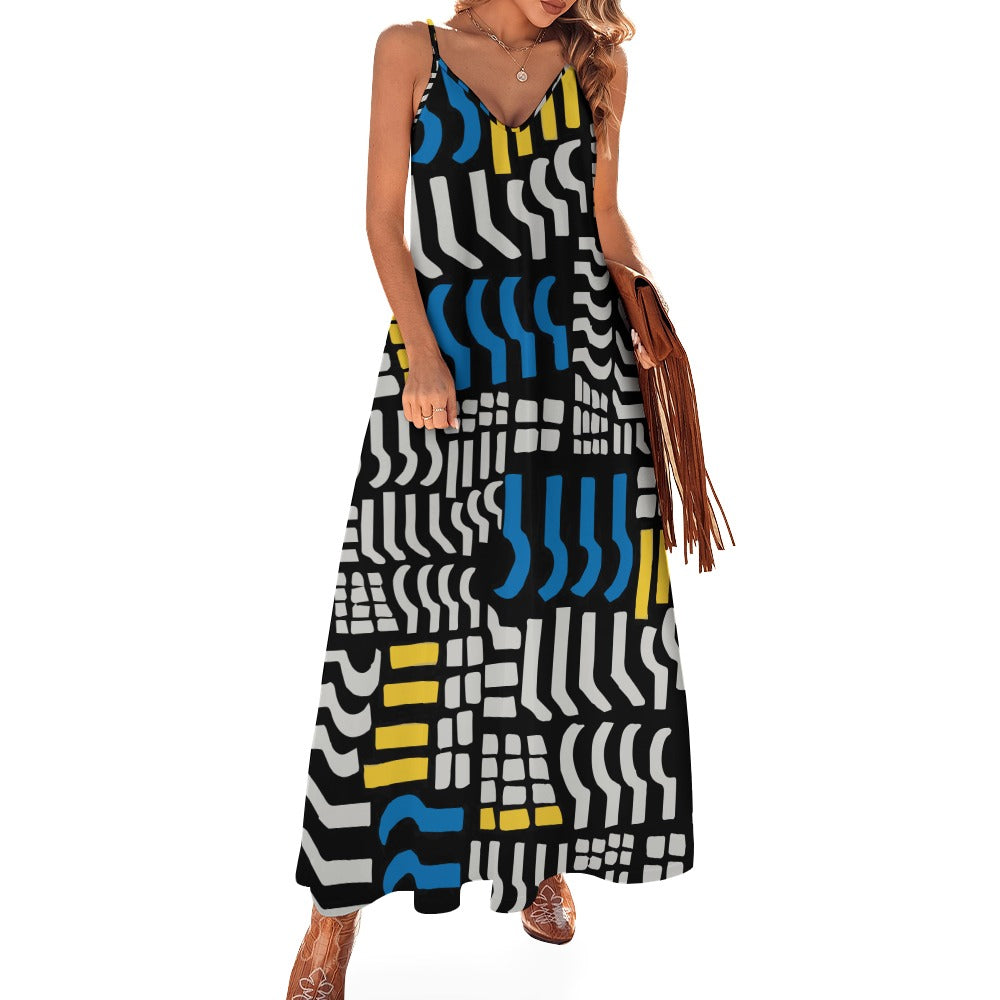 NDO Designs-Sling Ankle Long Dress