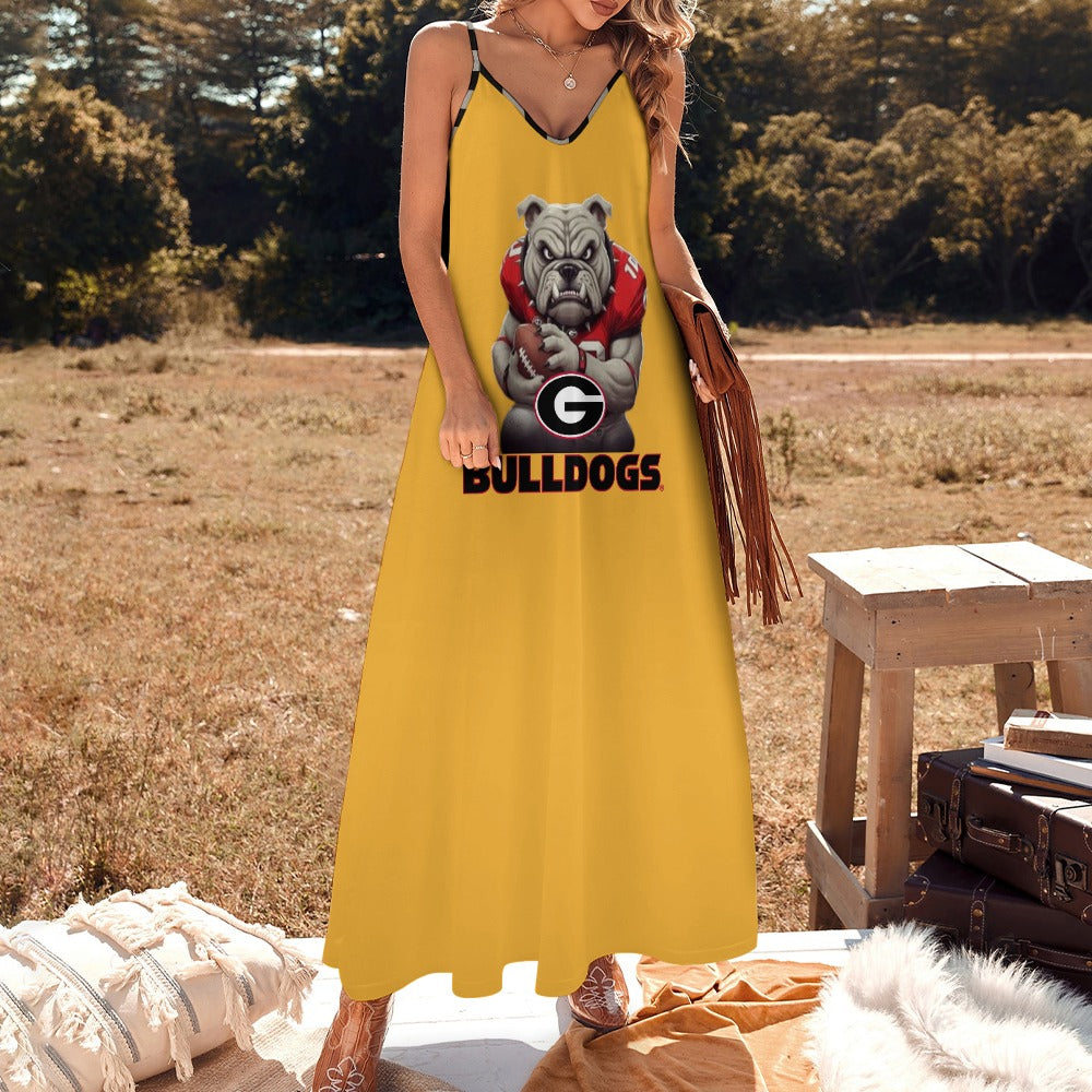 NDO Designs-Georgia Bulldogs-GA-Sling Ankle Long Dress