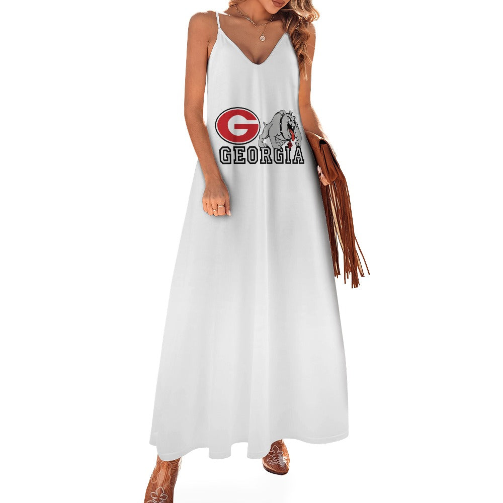 NDO Designs-Georgia Bulldogs-GA-Sling Ankle Long Dress