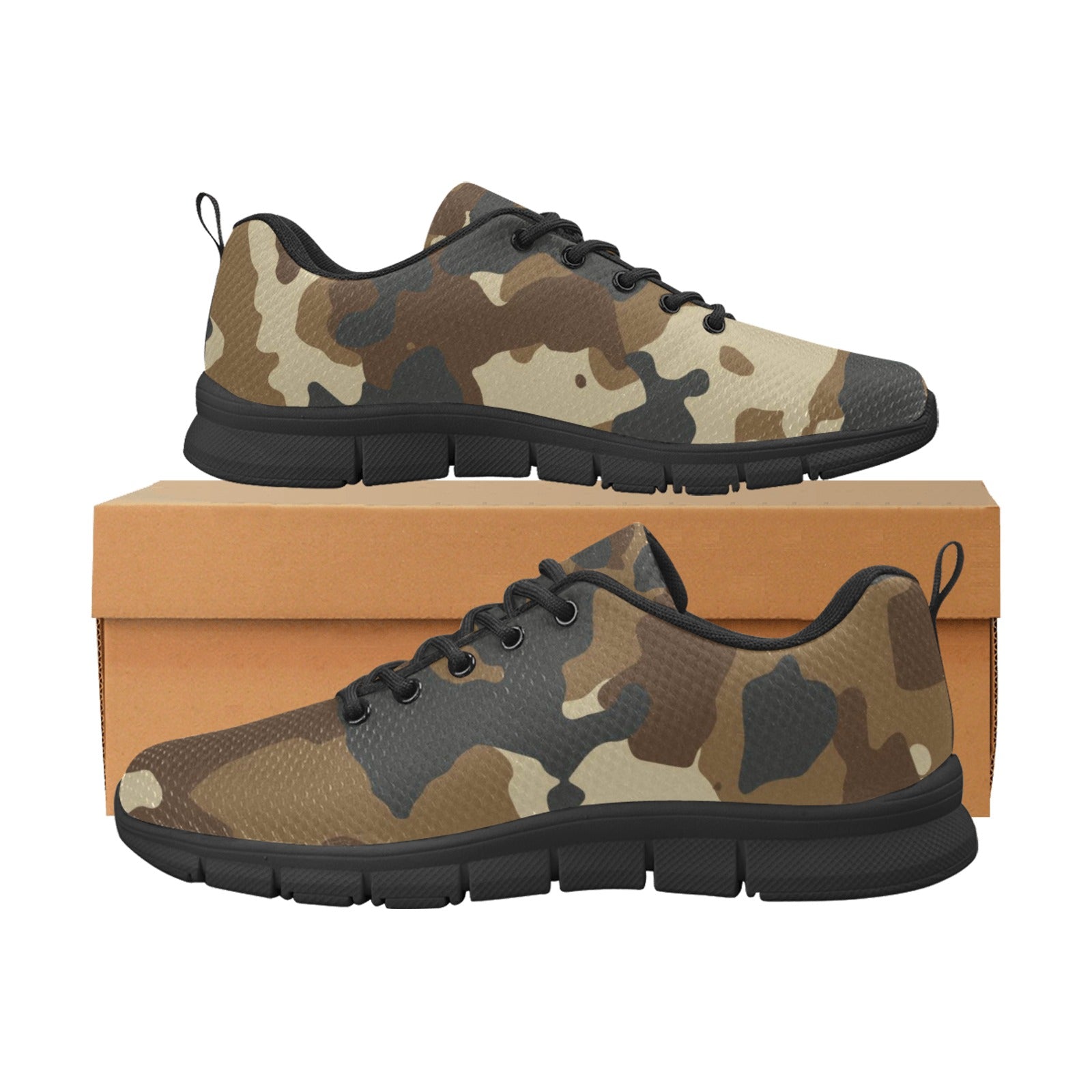 Men's Breathable Camo -Sneakers ( Model 055)