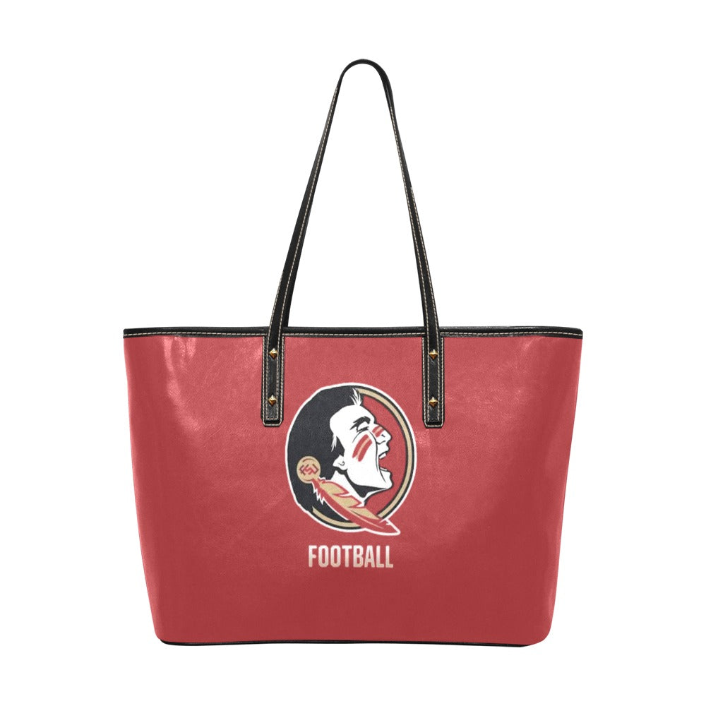 NDO Designs-FSU Seminoles Football-PU Leather Tote Bag