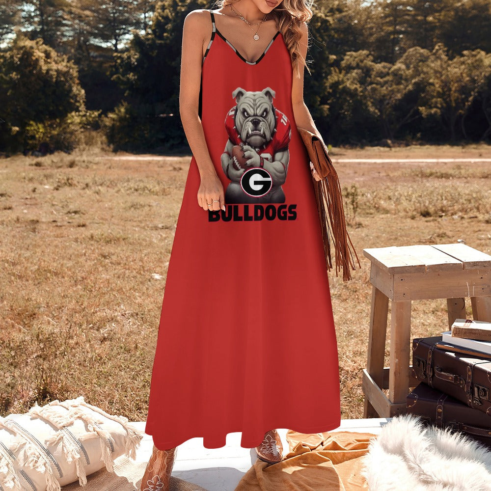 NDO Designs-Georgia Bulldogs-GA-Sling Ankle Long Dress