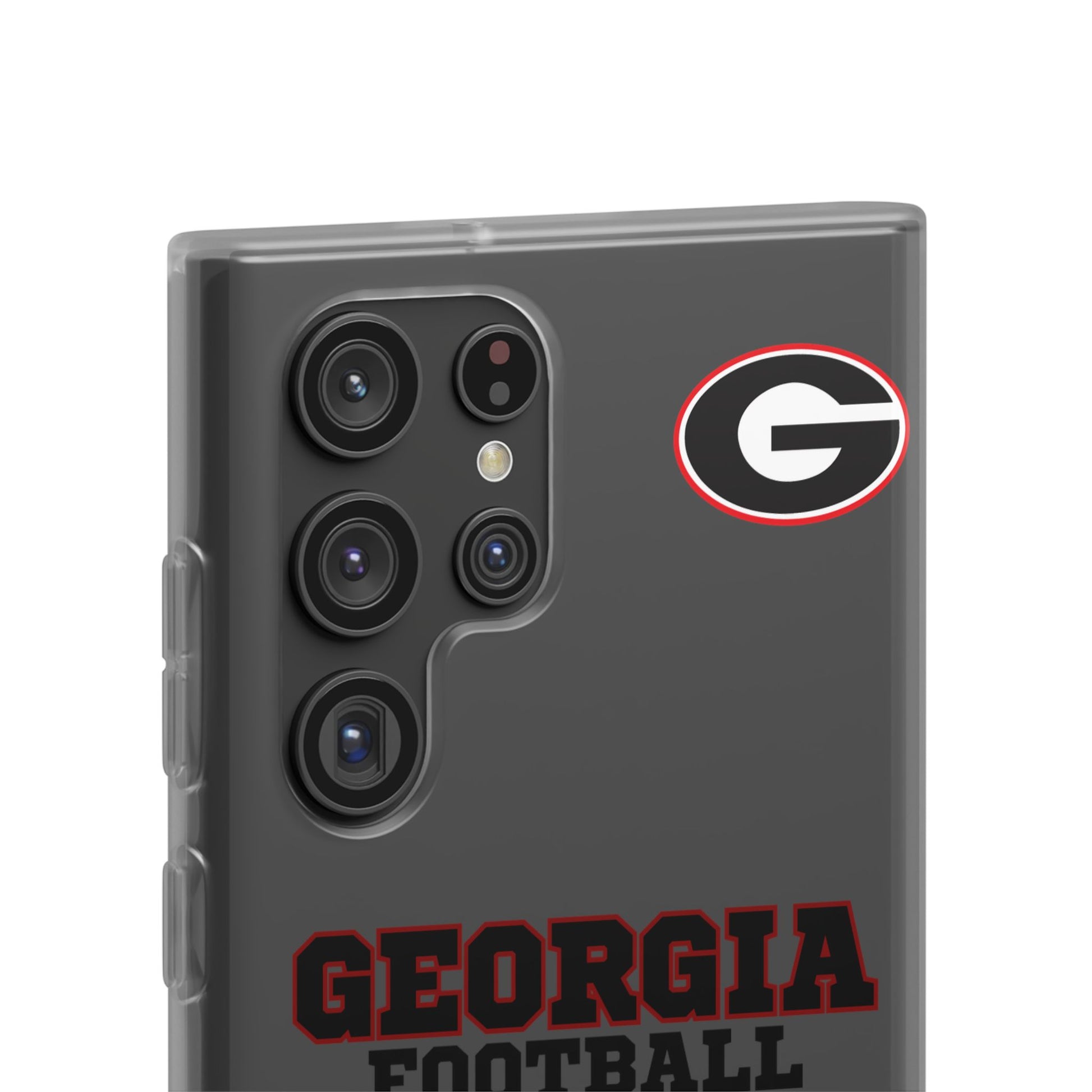 Bulldog Flexi Case for Georgia Fans, Sports Phone Cover, Football Gift, Personalized Phone Case, Pet Lovers Accessory