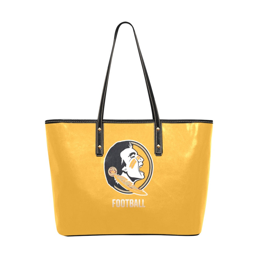 NDO Designs-FSU Seminoles Football-PU Leather Tote Bag