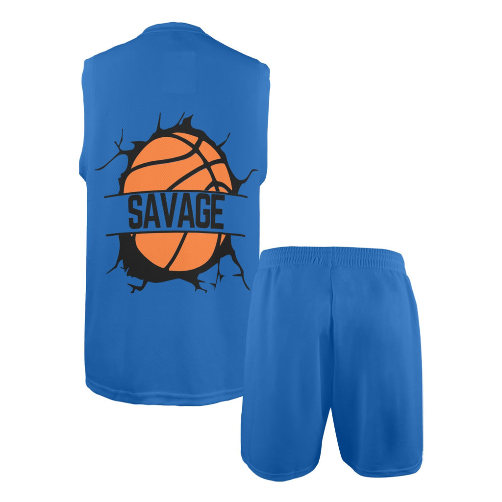 NDO Designs Men's V-Neck Basketball Uniform