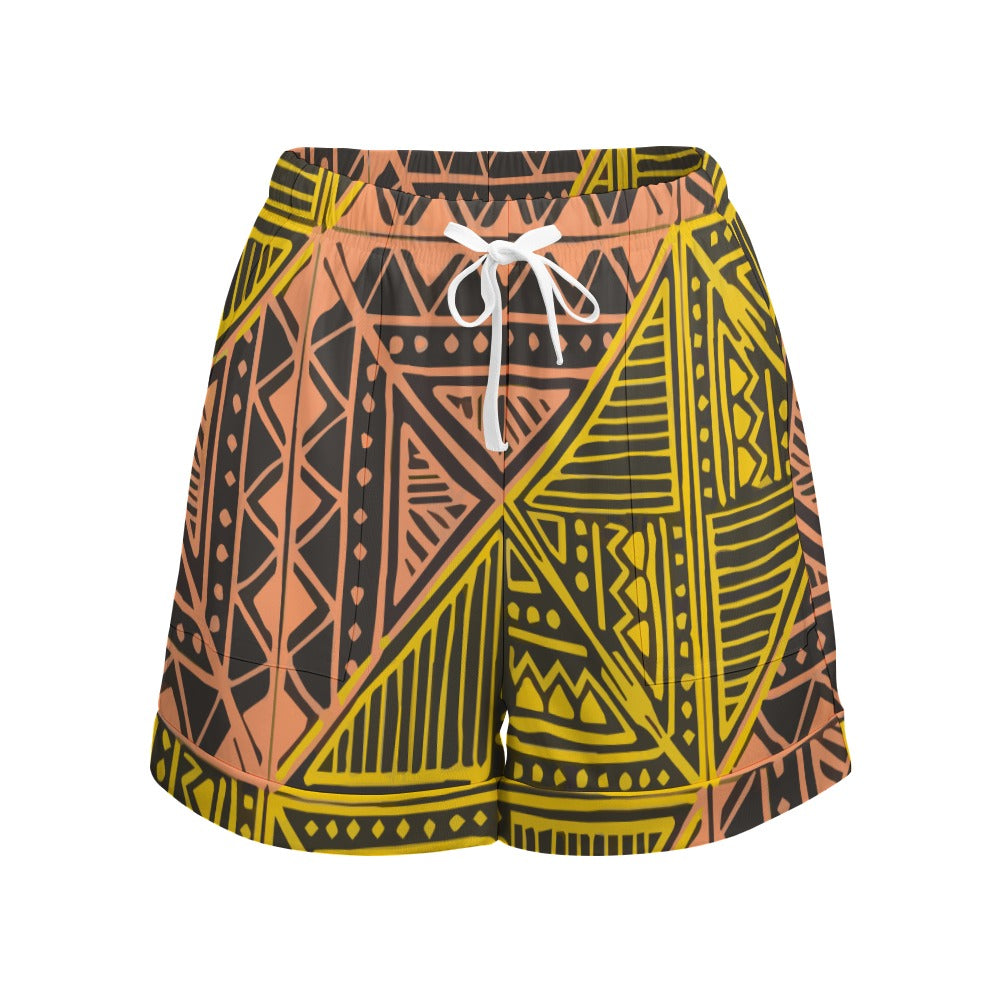 NDO Designs HP High Waist Loose Elastic Waist Shorts