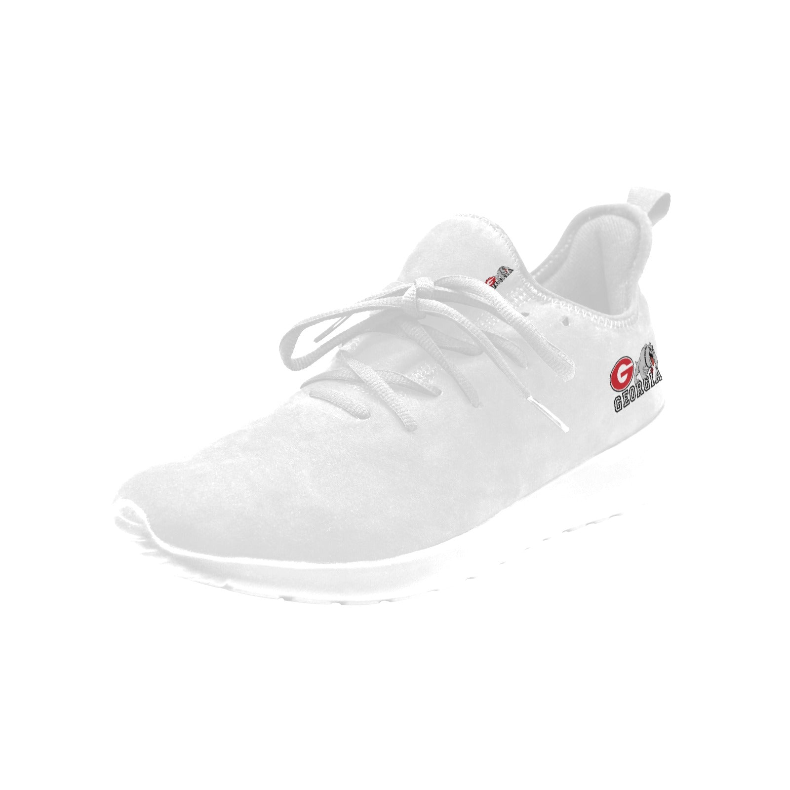 NDO Designs-GA Bulldogs-Football-Men's Slip-On Sneakers (67502)