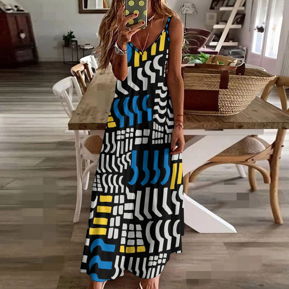 NDO Designs-Sling Ankle Long Dress