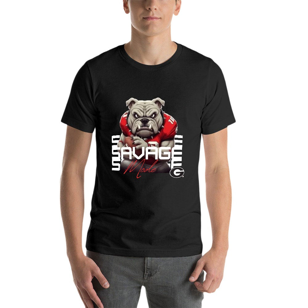 2025 GA Bulldogs Savage New 150g Men's  Short Sleeve T-shirt