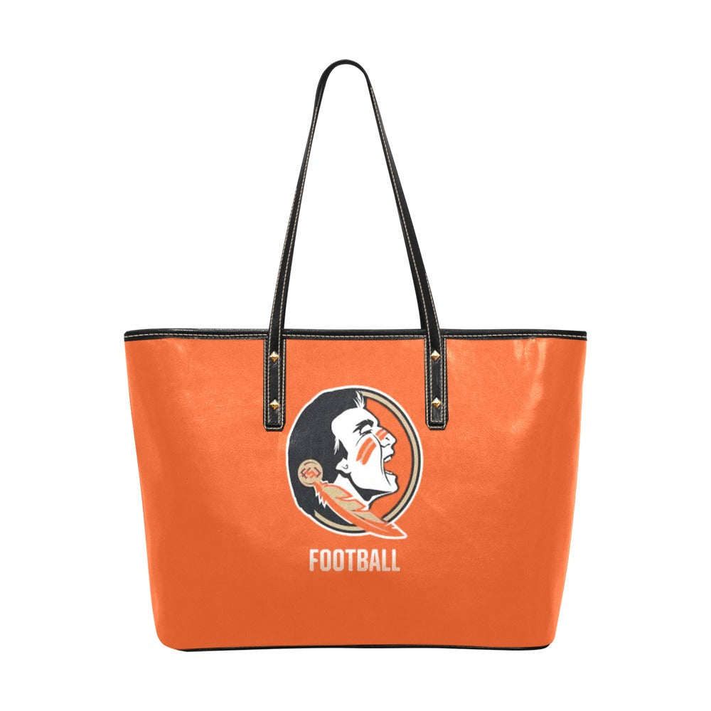 NDO Designs-FSU Seminoles Football-PU Leather Tote Bag