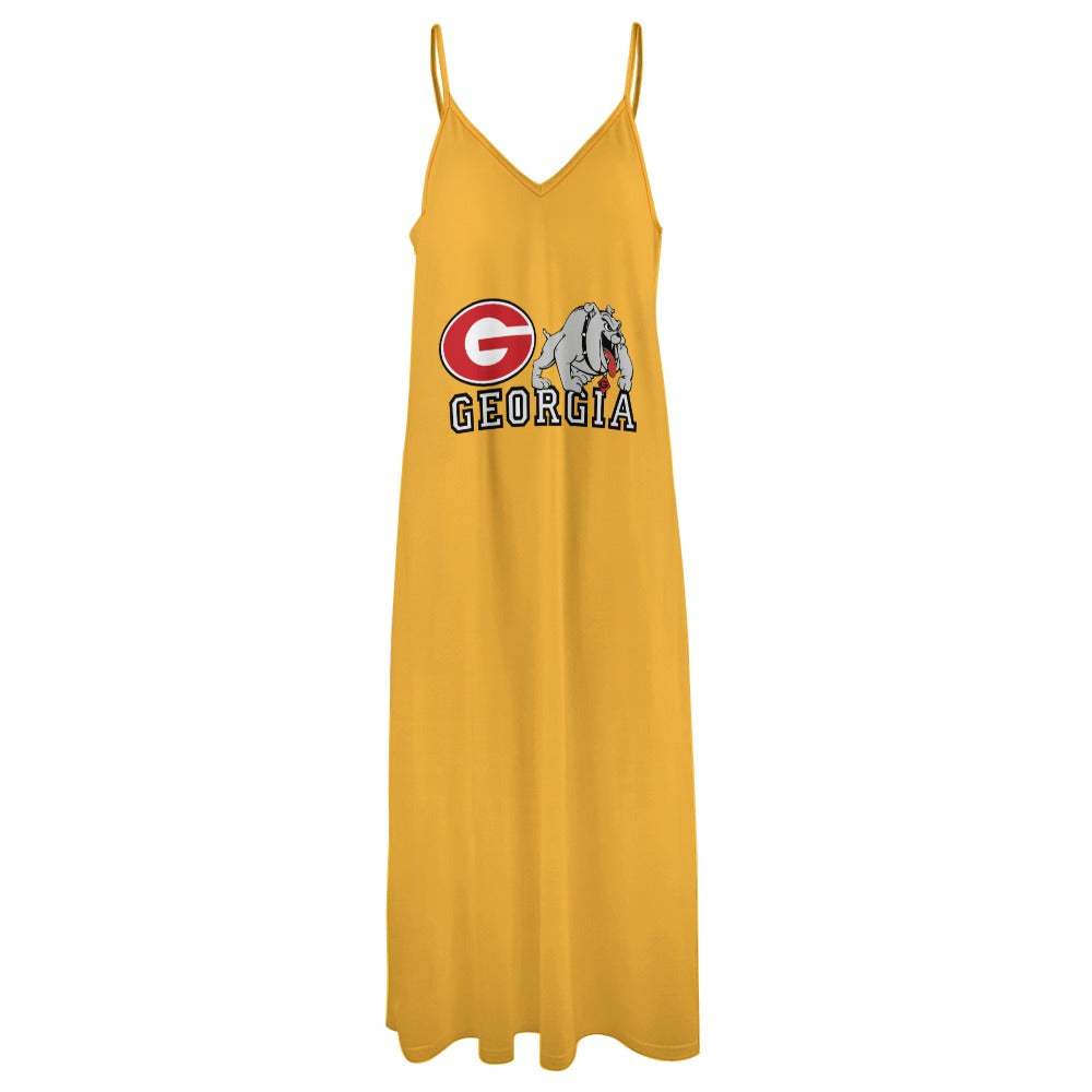 NDO Designs-Georgia Bulldogs-GA-Sling Ankle Long Dress