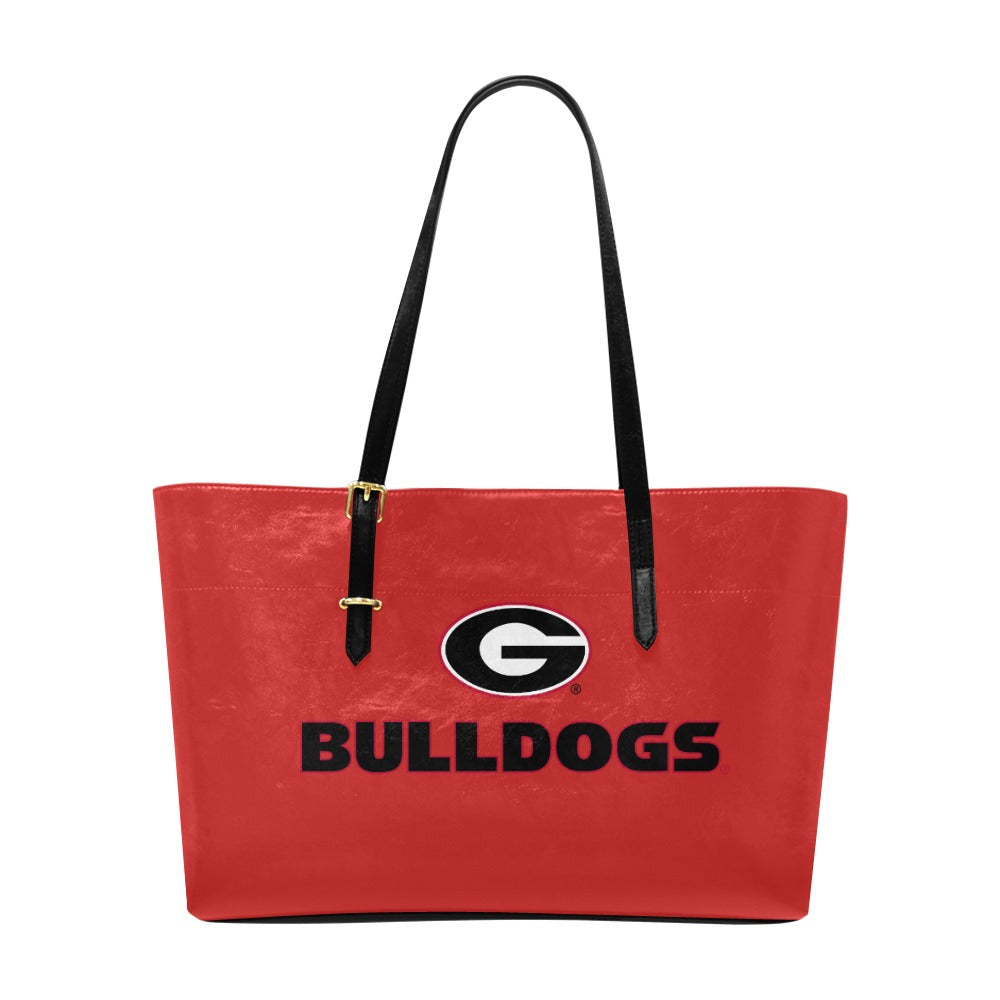 NDO Designs-GA Bulldogs-Euramerican Tote Bag (Model1656) (Large)