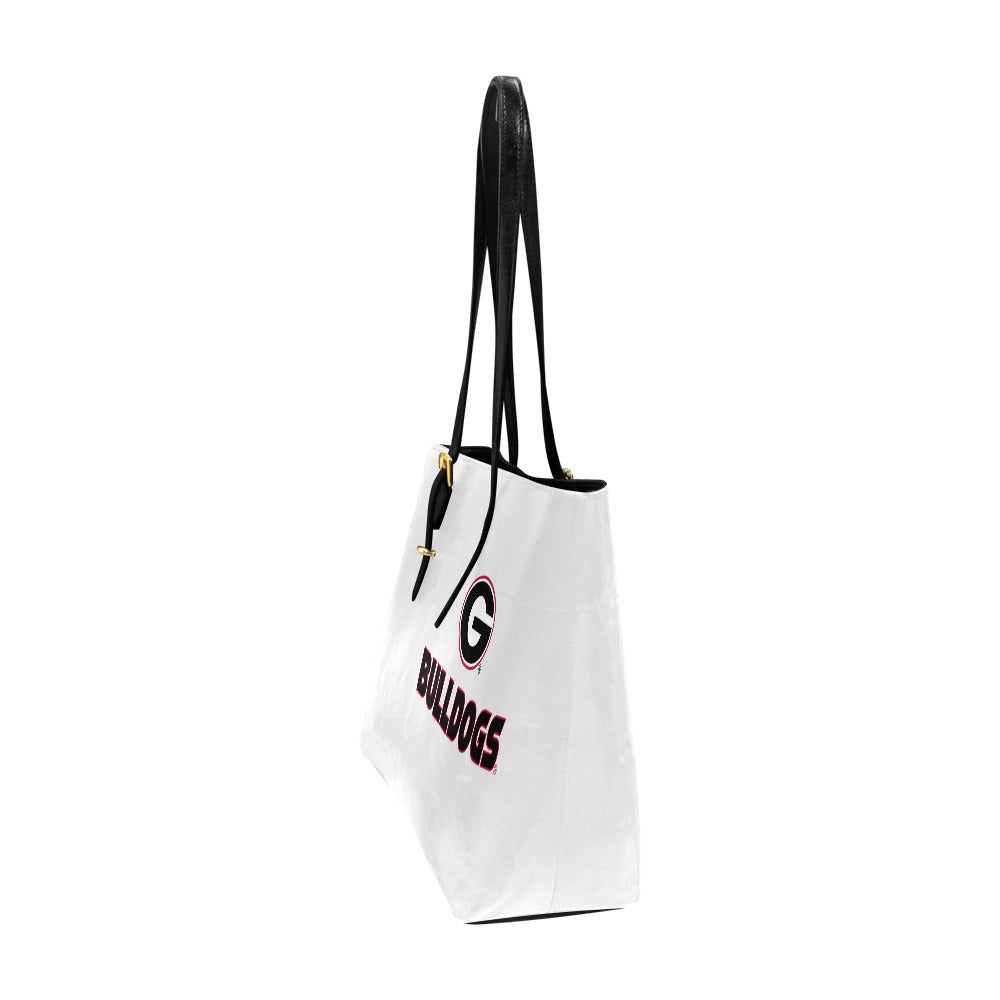 NDO Designs-GA Bulldogs-Euramerican Tote Bag (Model1656) (Large)