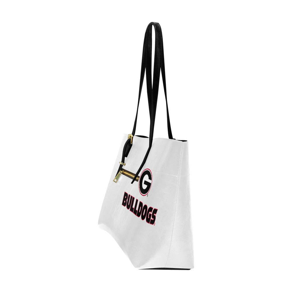 NDO Designs-GA Bulldogs-Euramerican Tote Bag (Model1656) (Large)