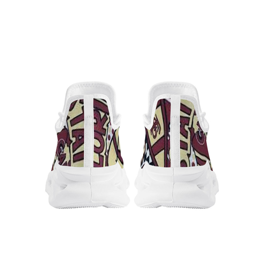 NDO-FSU Seminoles Football SF_K14 Flex Control Sneaker - White