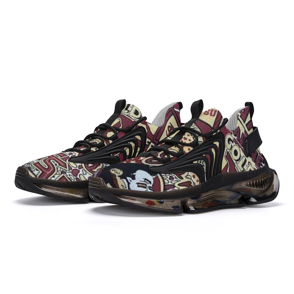 NDO Designs-FSU Seminoles SF_S36 Air Max React Sneakers - Black