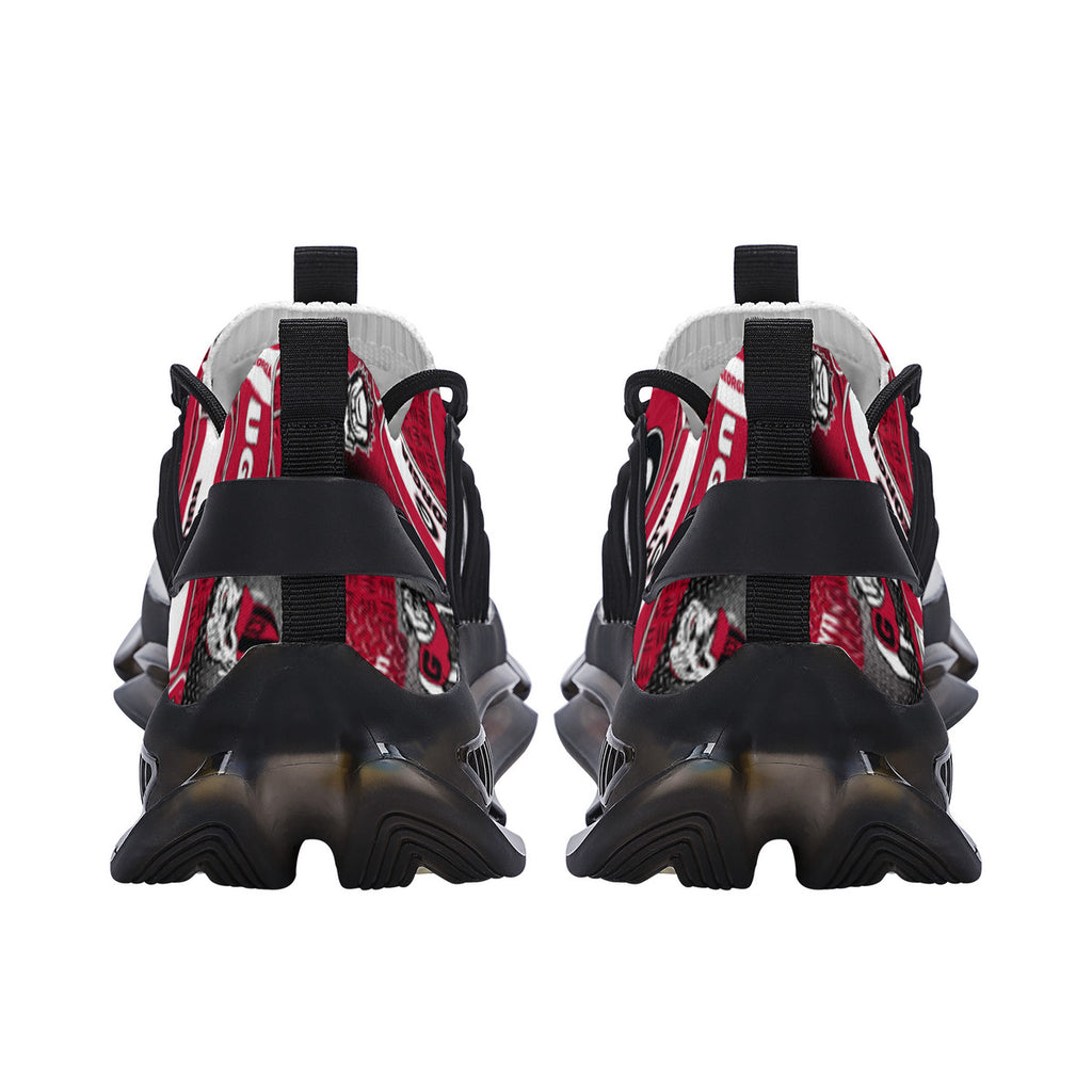 NDO-GA Bulldogs-All Over SF_S36 Air Max React Sneakers - Black