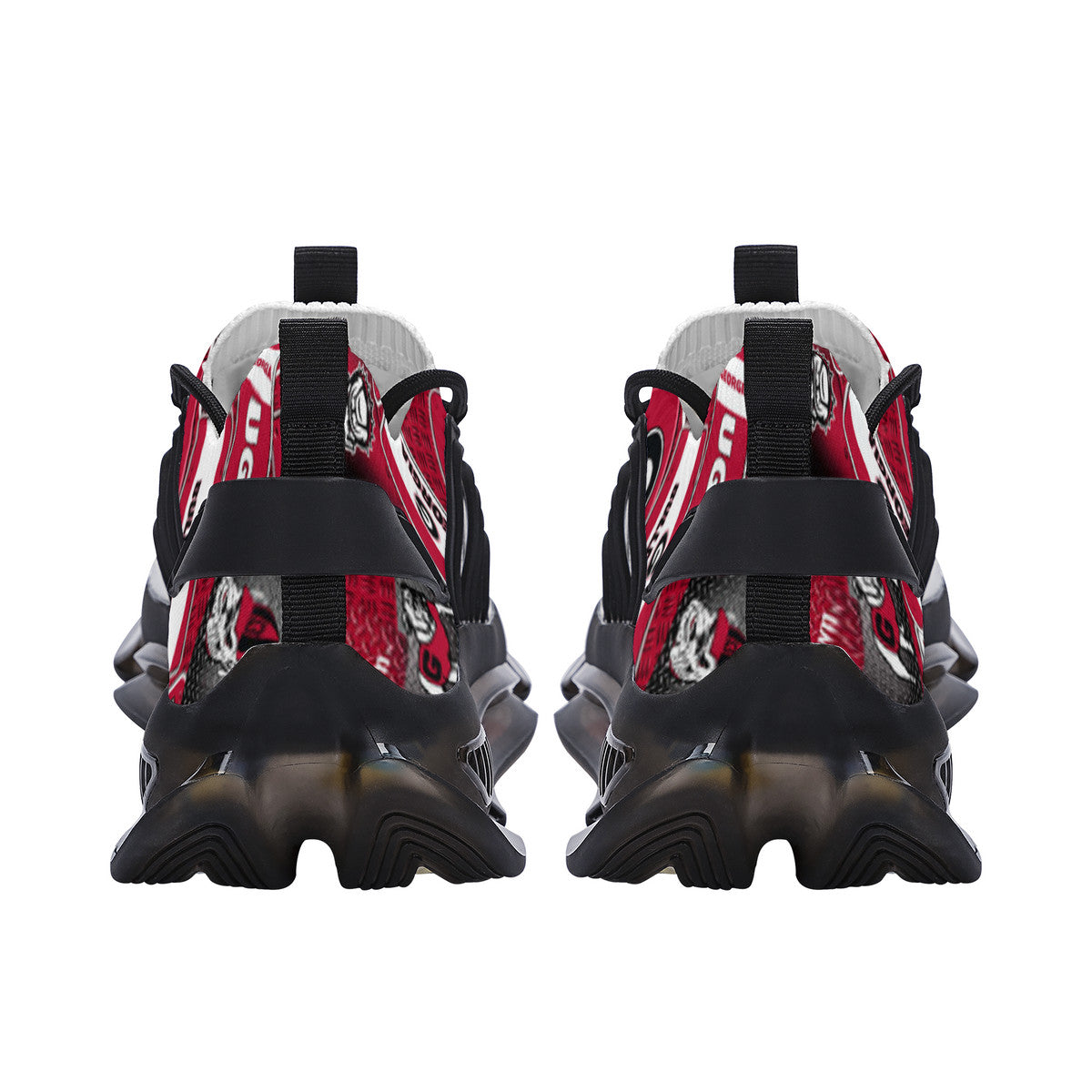 NDO-GA Bulldogs-All Over SF_S36 Air Max React Sneakers - Black