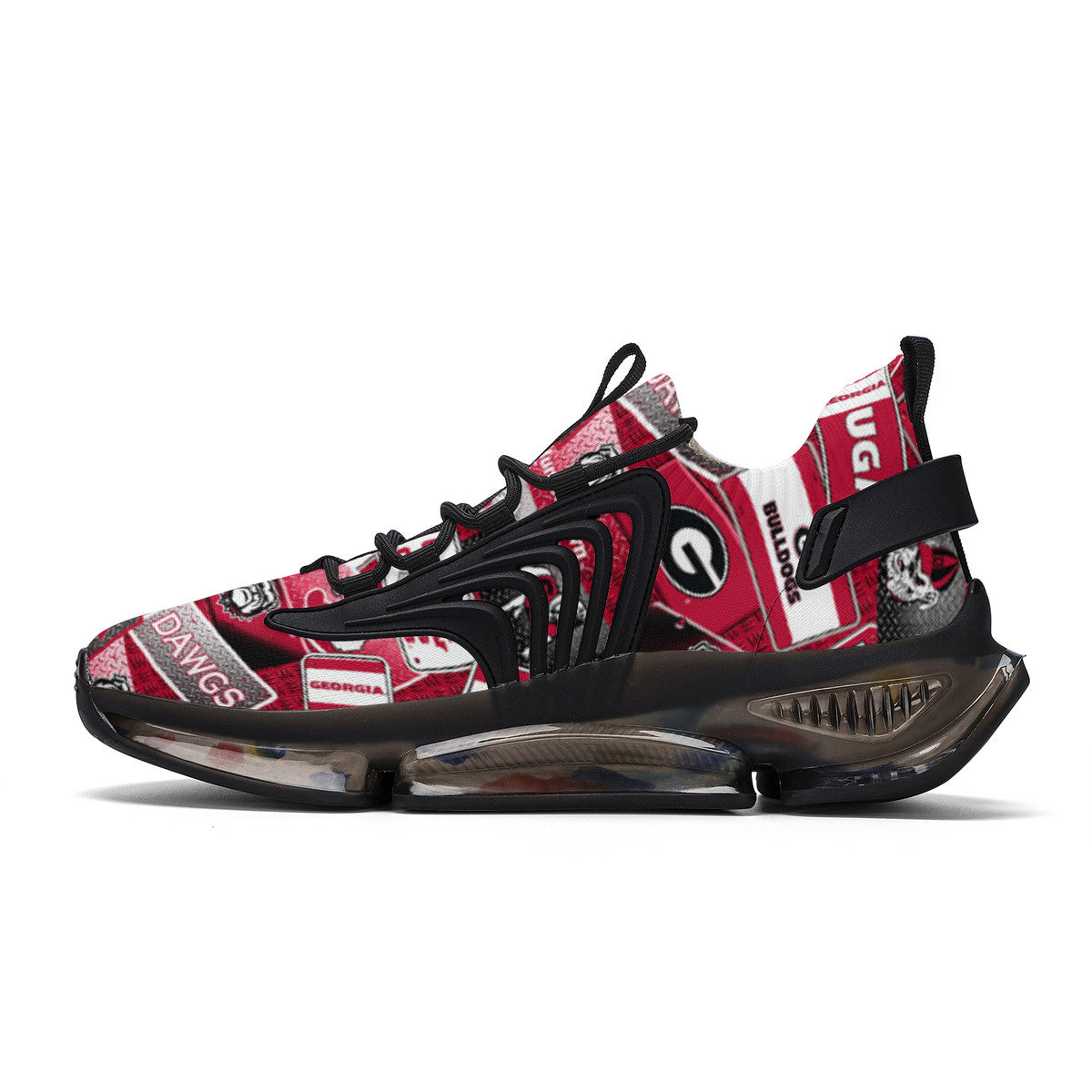 NDO-GA Bulldogs-All Over SF_S36 Air Max React Sneakers - Black