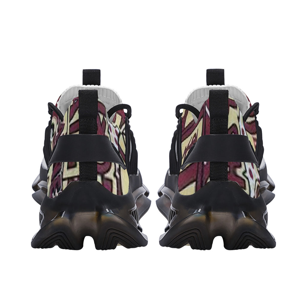 NDO Designs-FSU Seminoles SF_S36 Air Max React Sneakers - Black