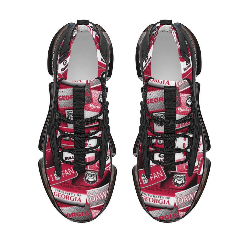 NDO-GA Bulldogs-All Over SF_S36 Air Max React Sneakers - Black