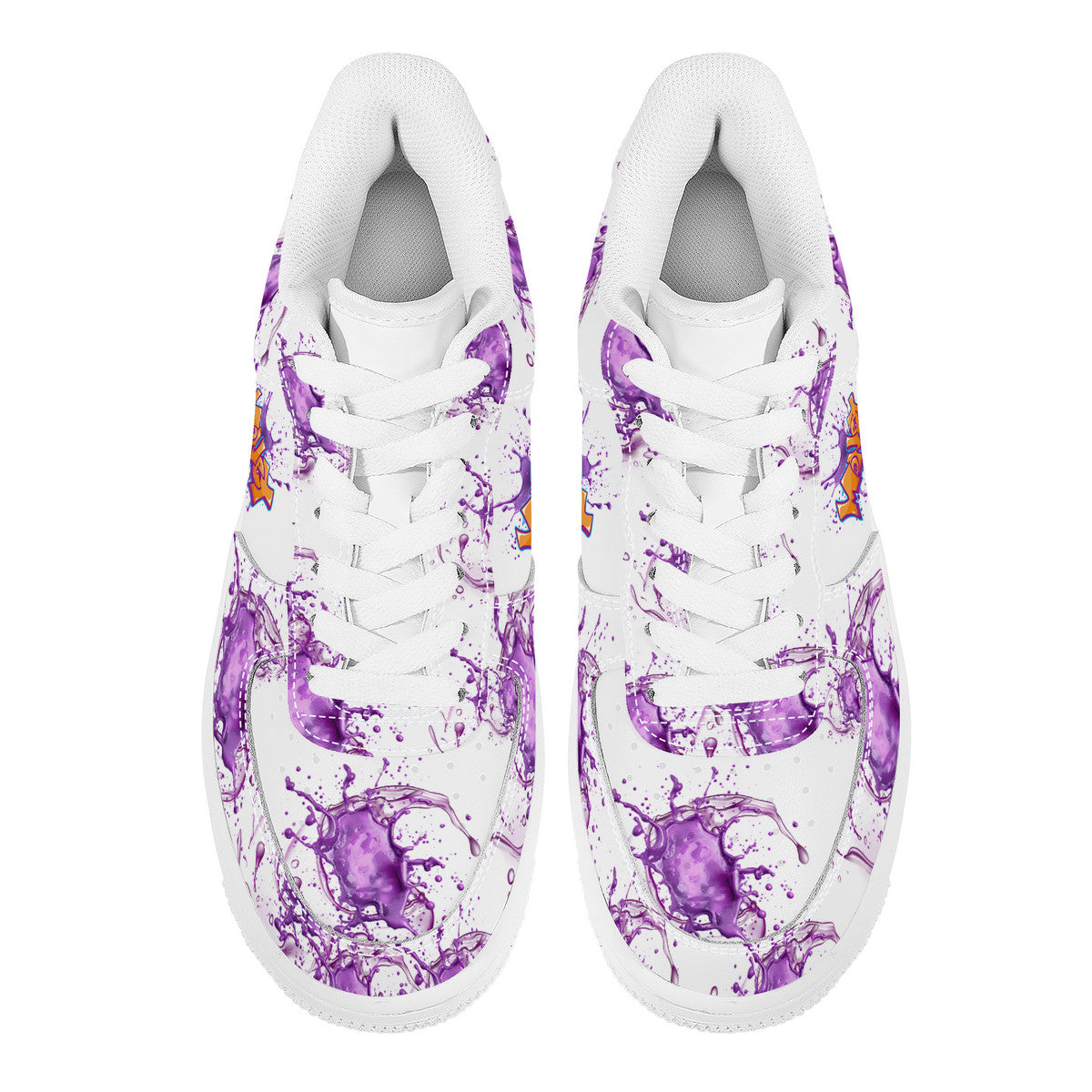 NDO Purple Money Splat -SF_F8 Low Top Sneaker