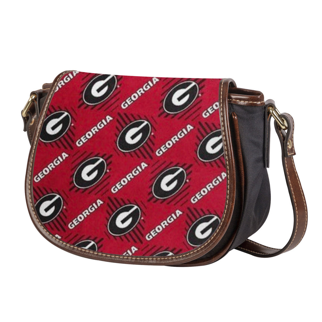 NDO Designs GA Bulldogs-SF_D91 Saddle Bag