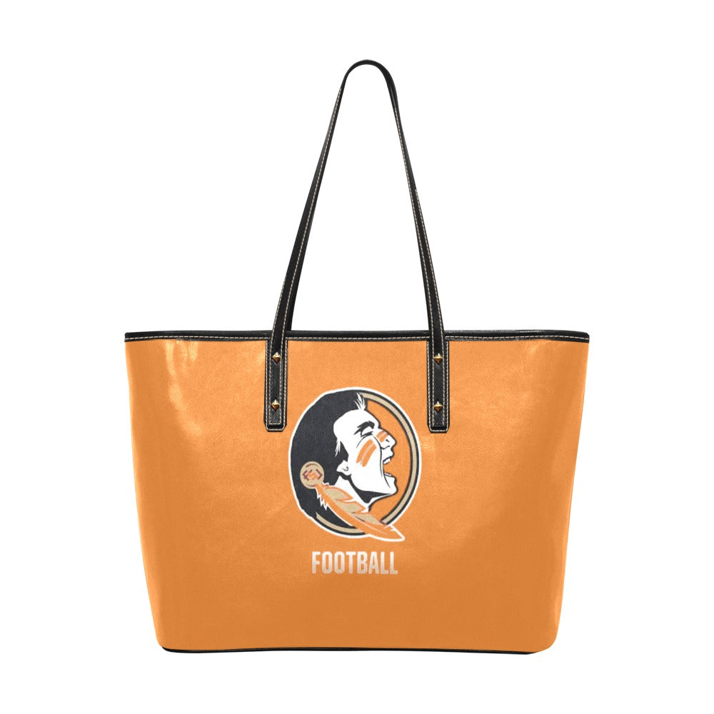 NDO Designs-FSU Seminoles Football-PU Leather Tote Bag
