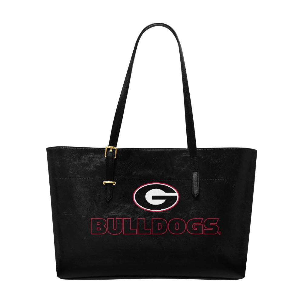 NDO Designs-GA Bulldogs-Euramerican Tote Bag (Model1656) (Large)