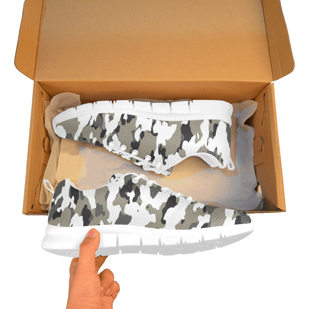 Men's Breathable Camo -Sneakers ( Model 055)