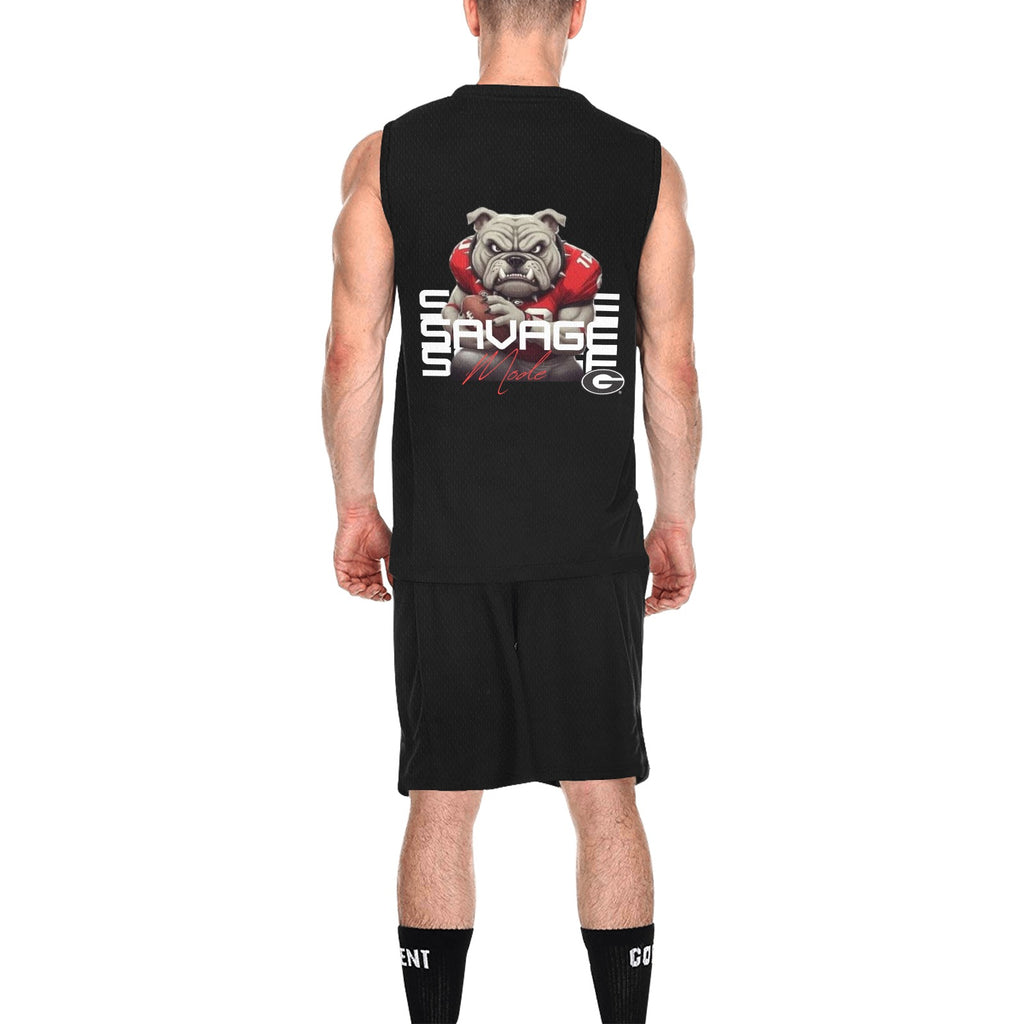 NDO Designs GA Bulldogs-Men's Basketball Tracksuit