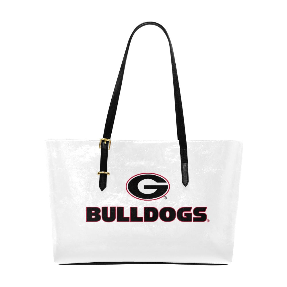 NDO Designs-GA Bulldogs-Euramerican Tote Bag (Model1656) (Large)