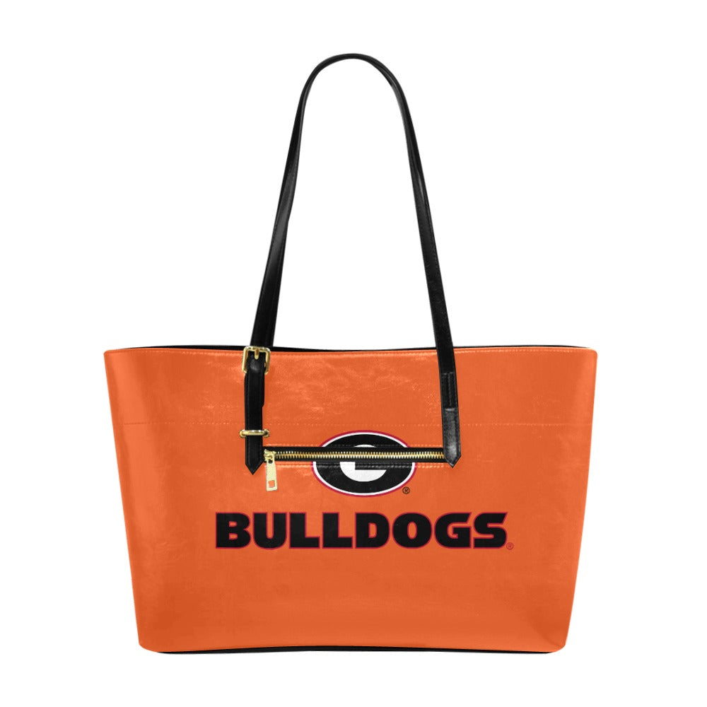 NDO Designs-GA Bulldogs-Euramerican Tote Bag (Model1656) (Large)