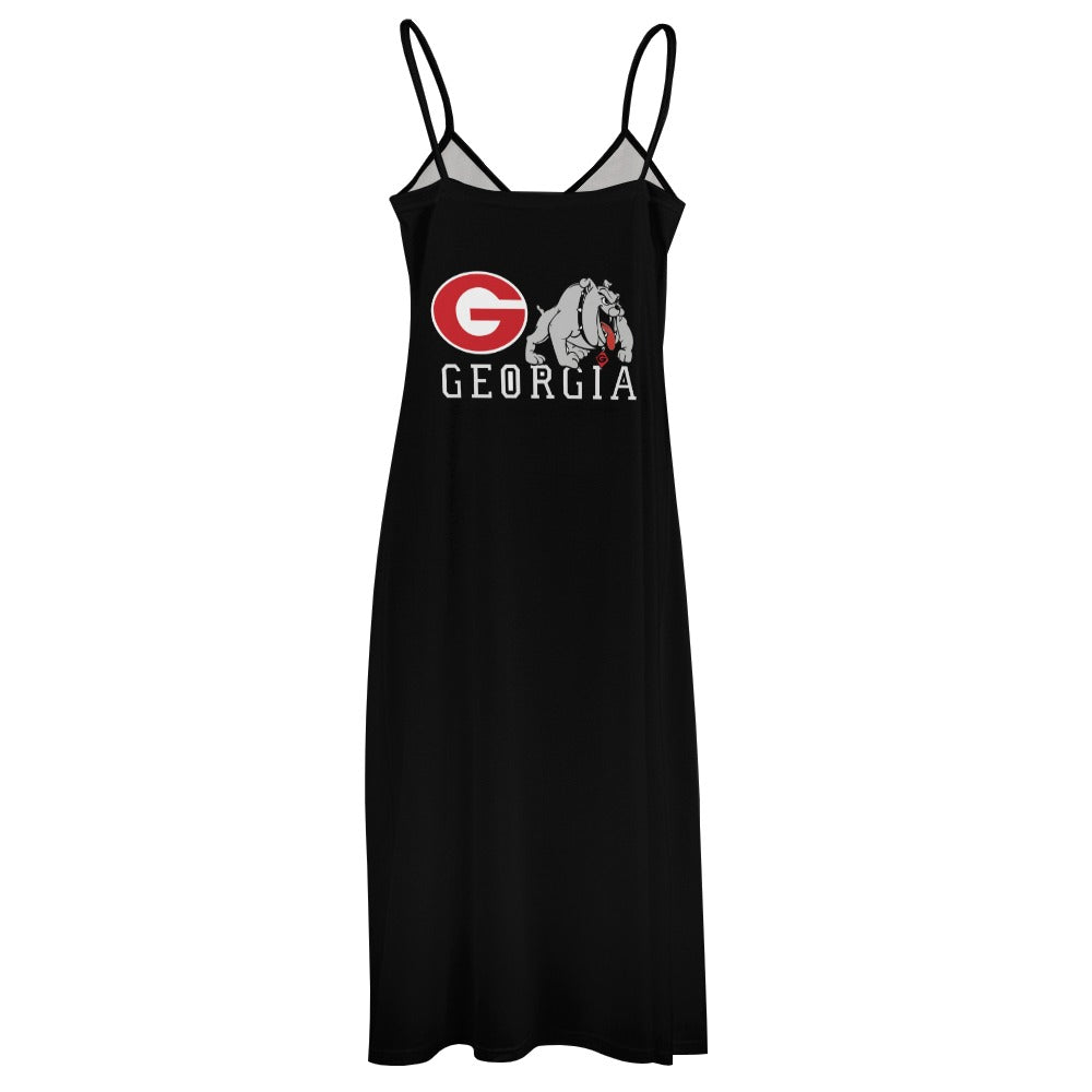 NDO Designs-Georgia Bulldogs-GA-Sling Ankle Long Dress