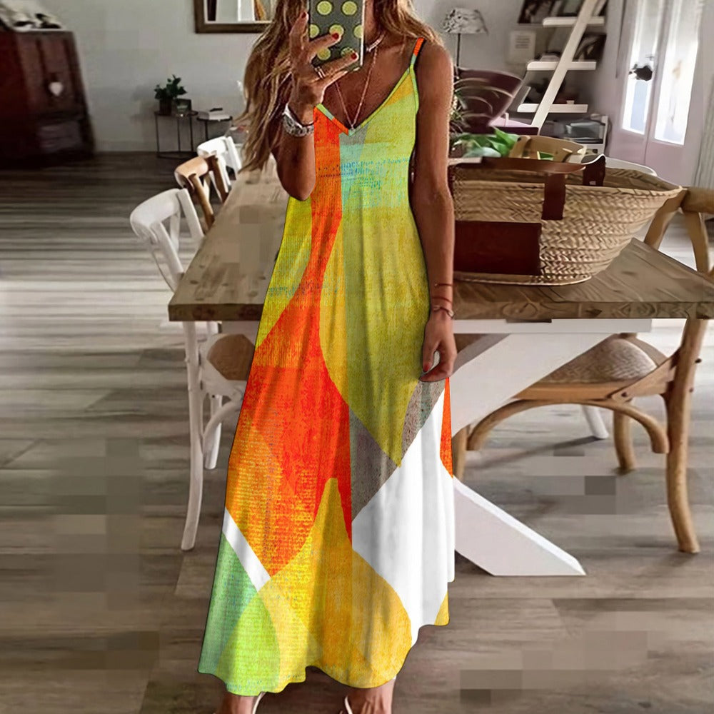 NDO Designs-Sling Ankle Long Dress