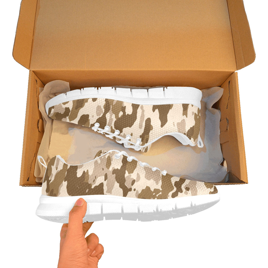 Men's Breathable Camo -Sneakers ( Model 055)