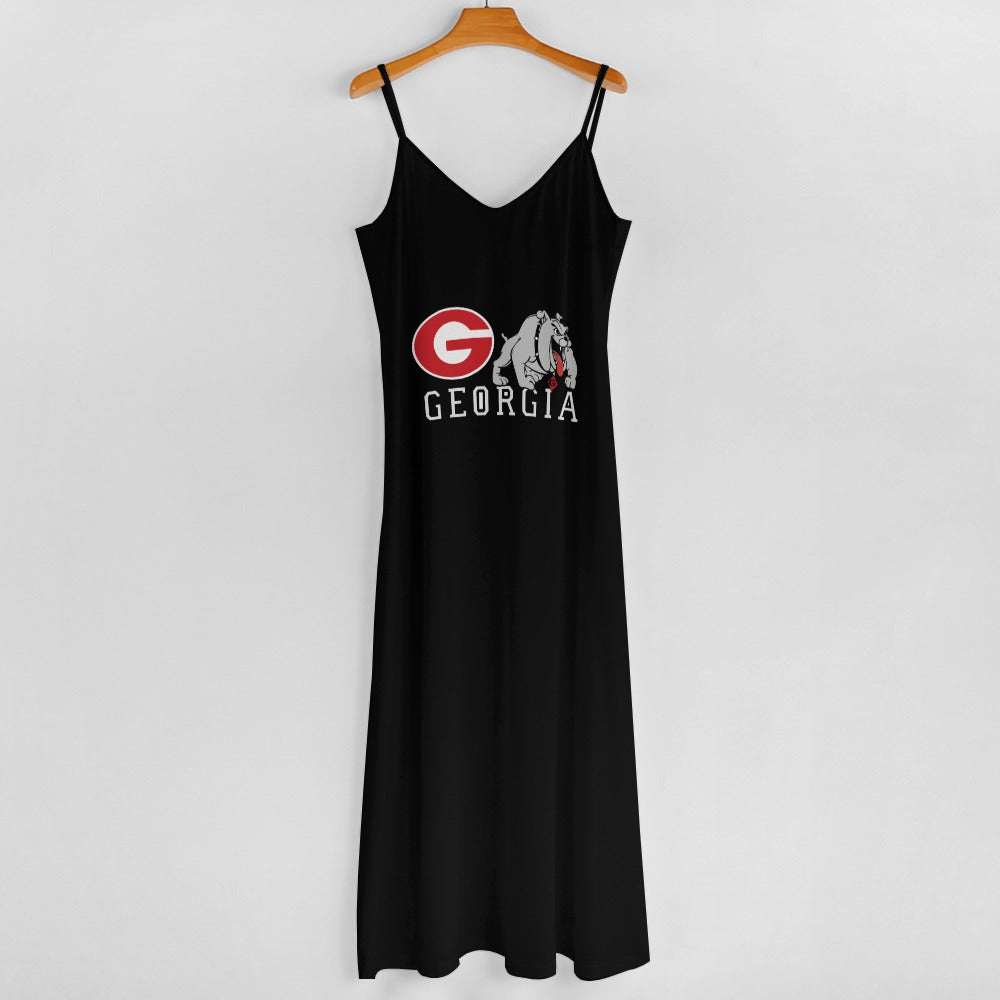 NDO Designs-Georgia Bulldogs-GA-Sling Ankle Long Dress
