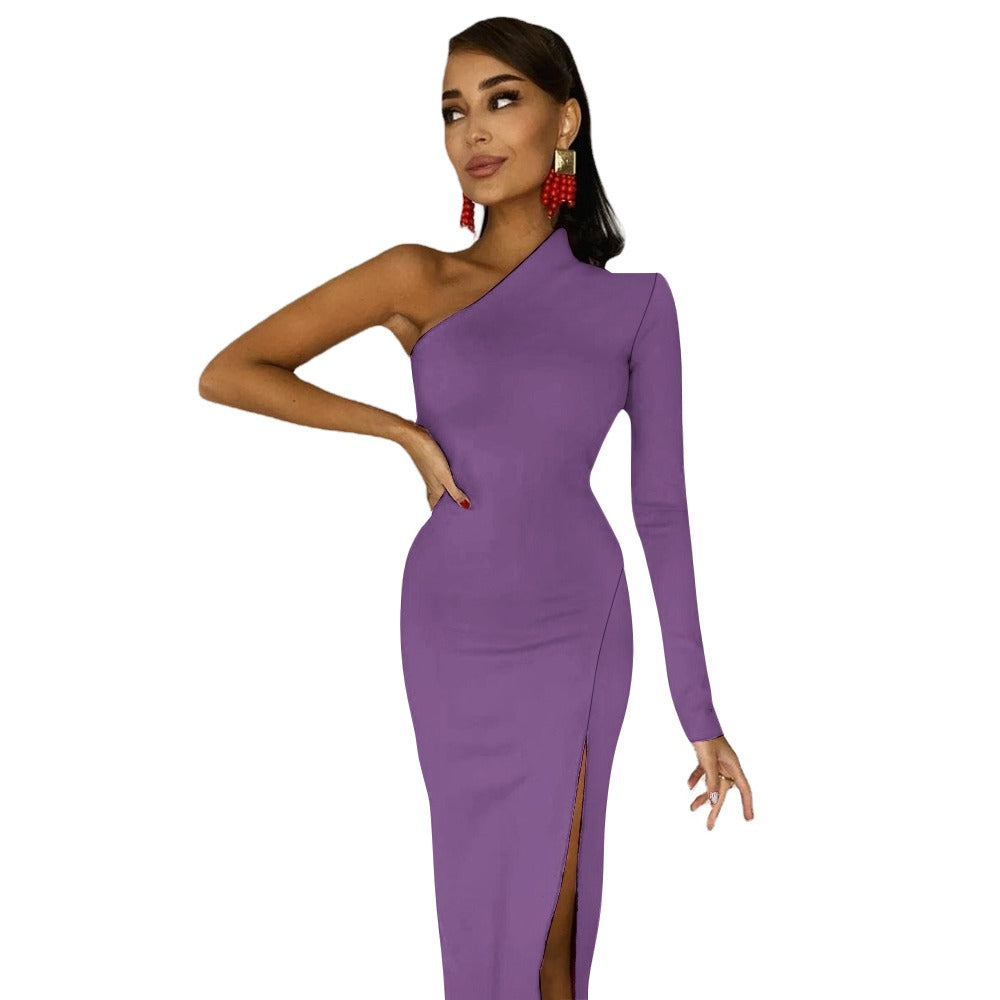 NDO Designs Half Sleeve Slit Dress