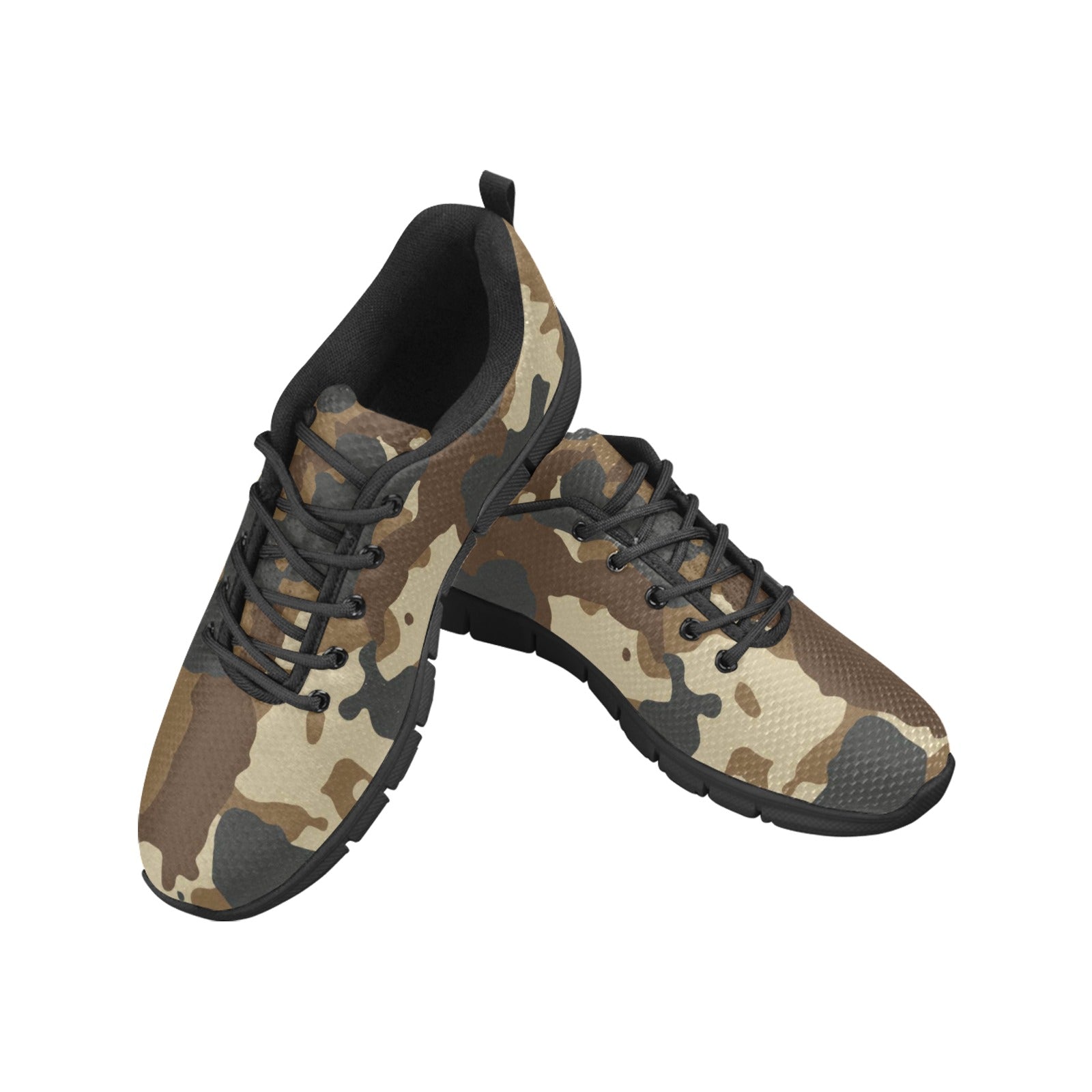 Men's Breathable Camo -Sneakers ( Model 055)