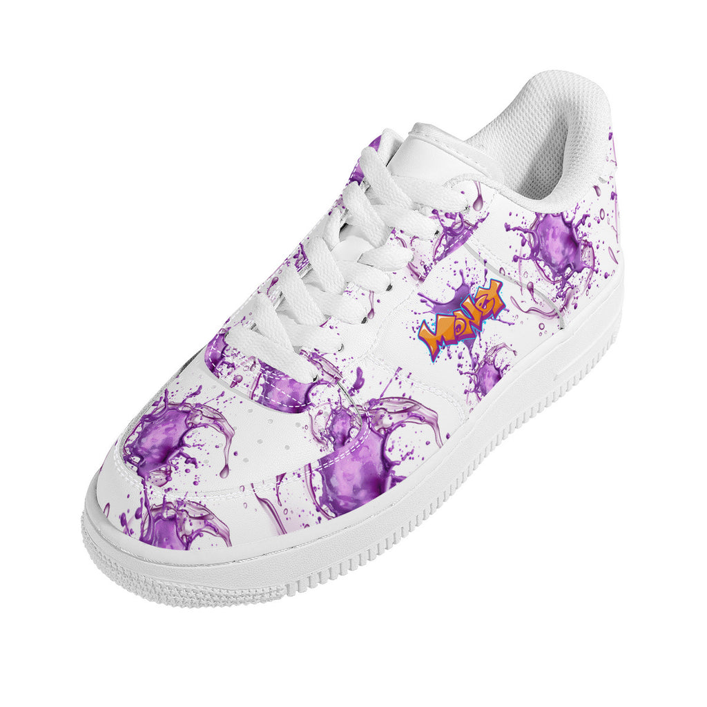 NDO Purple Money Splat -SF_F8 Low Top Sneaker