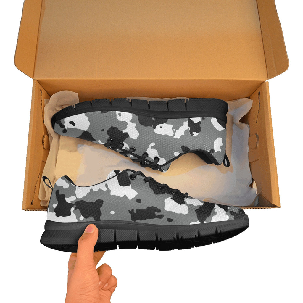 Men's Breathable Camo -Sneakers ( Model 055)