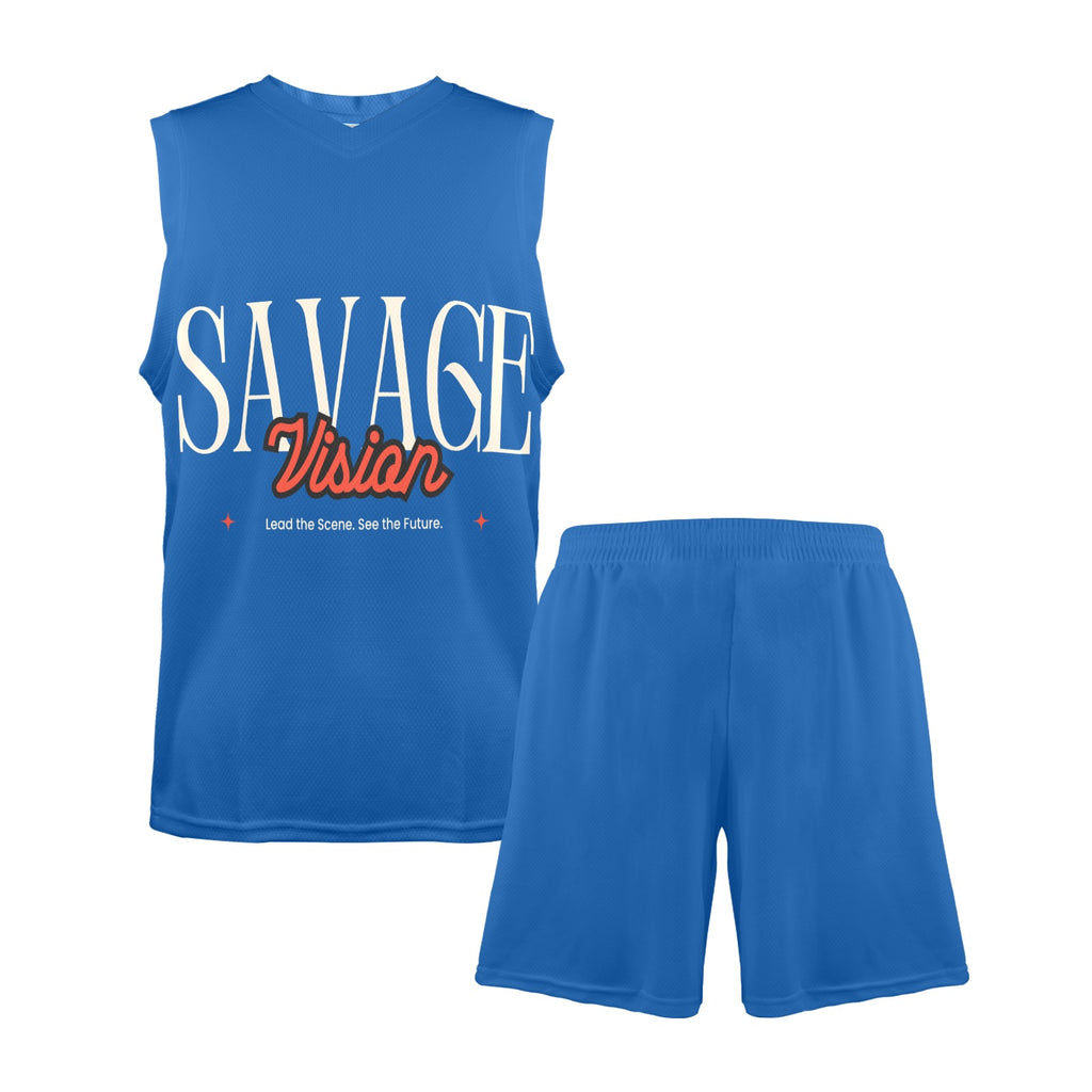 NDO Designs Men's V-Neck Basketball Uniform