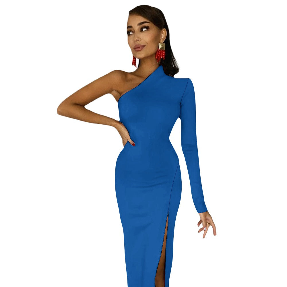 NDO Designs Half Sleeve Slit Dress