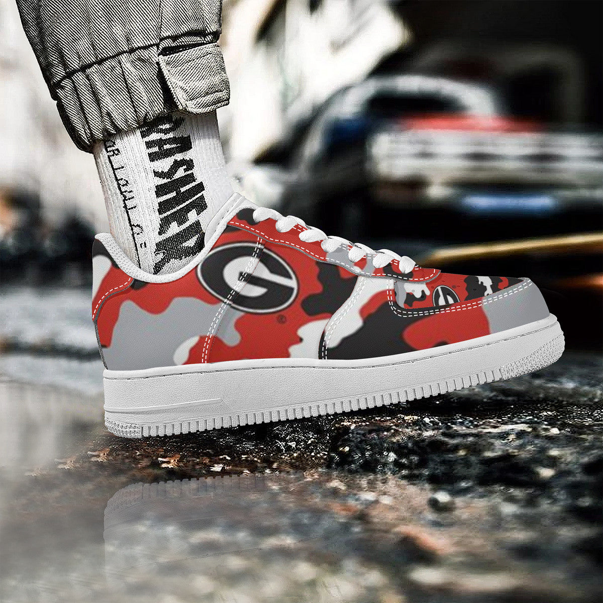 NDO-GA Bulldogs SF_F8 Low Top  Sneaker