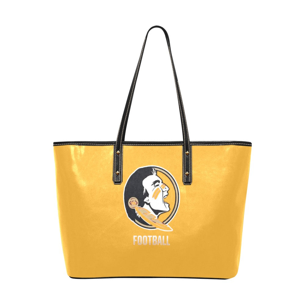NDO Designs-FSU Seminoles Football-PU Leather Tote Bag