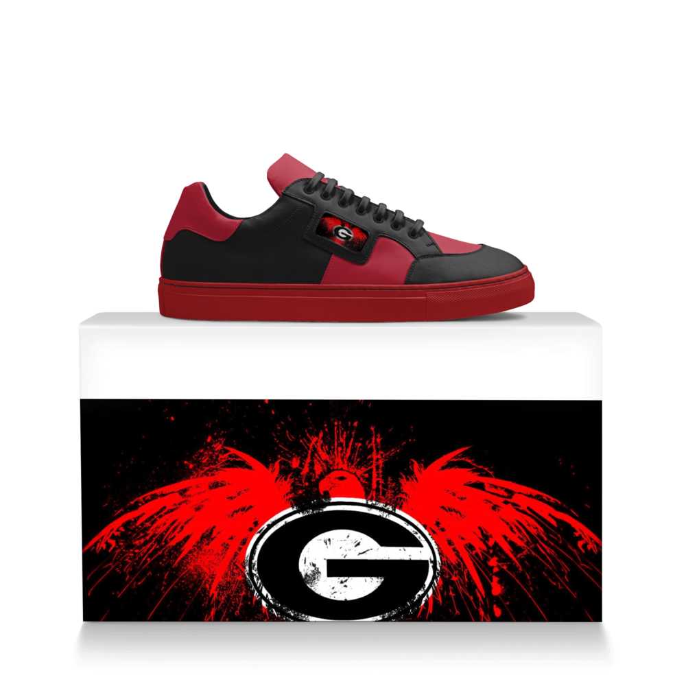 NDO Designs GA Bulldogs Tennis Low Top Sneaker