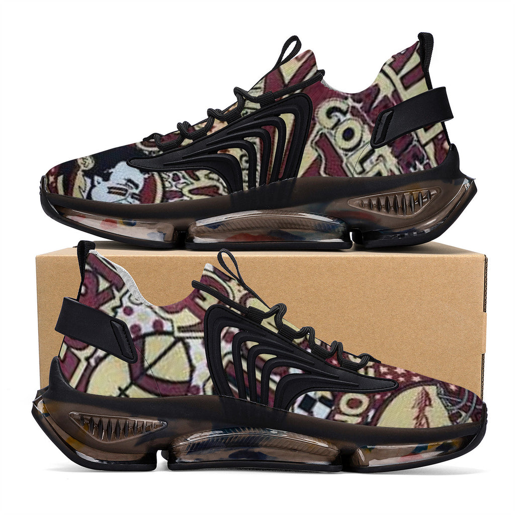 NDO Designs-FSU Seminoles SF_S36 Air Max React Sneakers - Black