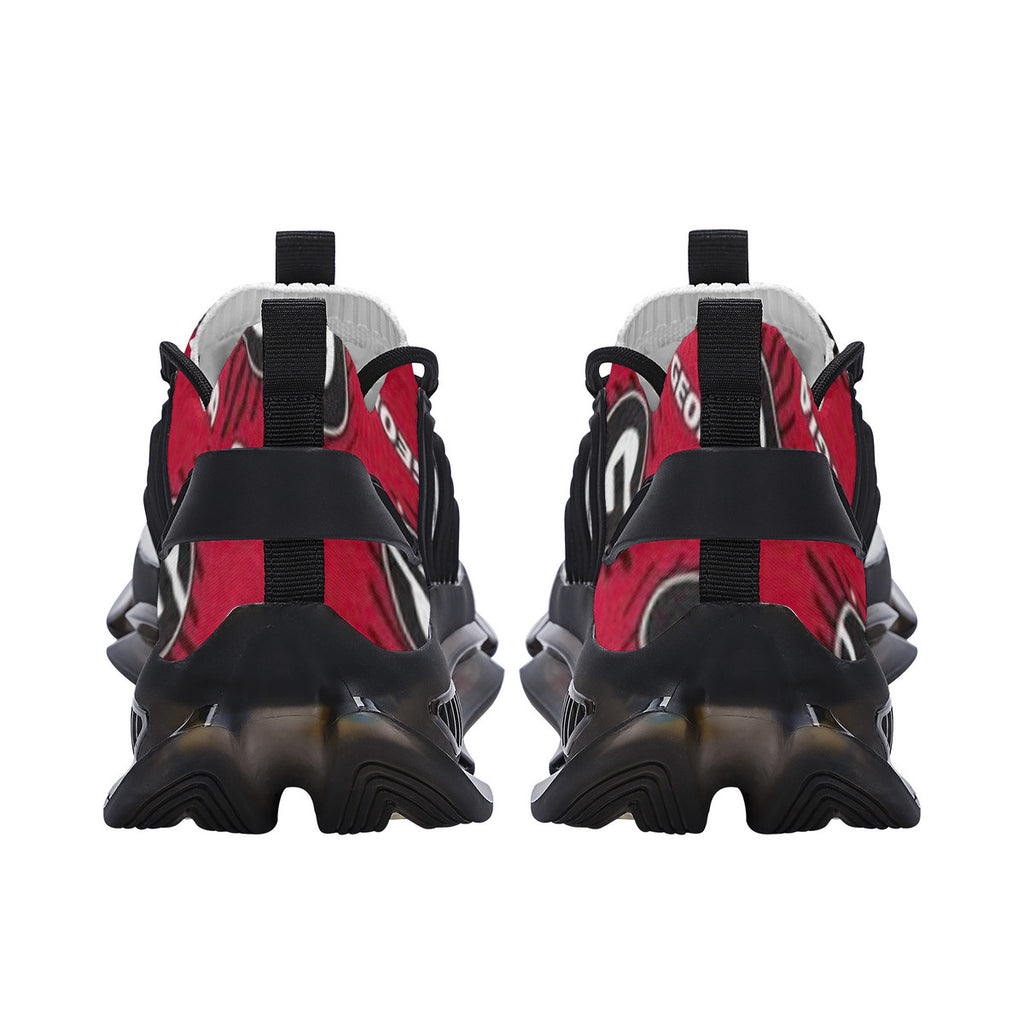 NDO-GA Bulldogs-ALl Over SF_S36 Air Max React Sneakers - Black